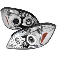 Spec'D Tuning Products - Spec-D 2005-2010 Chevrolet Cobalt Pontiac G5/Pursuit Dual Halo Projector Headlights (Chrome Housing/Clear Lens) - Image 1