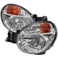 Spec'D Tuning Products - Spec-D 2002-2003 Subaru Impreza OEM Replacement Headlights (Chrome Housing/Clear Lens) - Image 1