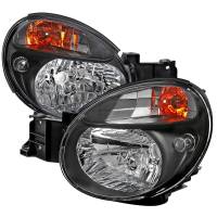 Spec'D Tuning Products - Spec-D 2002-2003 Subaru Impreza OEM Replacement Headlights (Matte Black Housing/Clear Lens) - Image 1