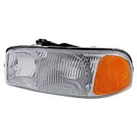 Spec'D Tuning Products - Spec-D 1999-2006 GMC Sierra/Yukon/Yukon XL Clear Lens Crystal Headlight w/ Amber Reflector - Driver Side Only - Image 1