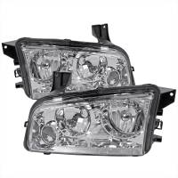 Spec'D Tuning Products - Spec-D 2006-2010 Dodge Charger Factory Style Headlights (Chrome Housing/Clear Lens) - Image 1