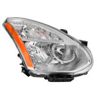 Spec'D Tuning Products - Spec-D 2008-2013 Nissan Rogue/ 2014-2015 Rogue Select Clear Lens Headlight w/ Amber Reflector - Passenger Side Only - Image 1