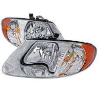 Spec'D Tuning Products - Spec-D 2001-2007 Dodge Caravan Chrysler Voyager/Town & Country Factory Style Crystal Headlights (Chrome Housing/Clear Lens) - Image 1