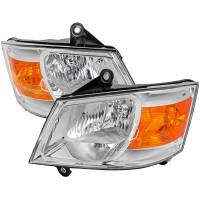 Spec'D Tuning Products - Spec-D 2008-2010 Dodge Grand Caravan Factory Style Headlights - Chrome/Clear Lens - Image 1