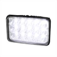 Spec'D Tuning Products - Spec-D Universal 4"x6" 15-LED Sealed Beam Headlights w/ H4 Plug (Black Aluminum Housing/PMMA Lens) - Image 1