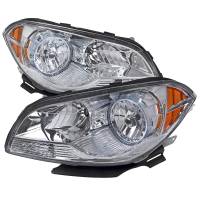 Spec'D Tuning Products - Spec-D 2008-2012 Chevrolet Malibu LS/LT/LTZ/Hybrid Crystal Headlights w/ Amber Reflectors (Chrome Housing/Clear Lens) - Image 1