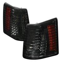 Spec'D Tuning Products - Spec-D 1993-1998 Jeep Grand Cherokee Corner Lights w/ Amber Reflectors (Chrome Housing/Smoke Lens) - Image 1