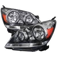 Spec'D Tuning Products - Spec-D 2005-2007 Honda Odyssey Factory Style Crystal Headlights w/ 9006 Bulbs (Chrome Housing/Clear Lens) - Image 1