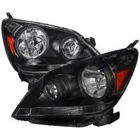 Spec'D Tuning Products - Spec-D 2005-2007 Honda Odyssey Factory Style Crystal Headlights w/ 9006 Bulbs (Matte Black Housing/Clear Lens) - Image 1