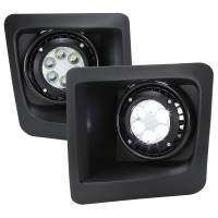 Spec'D Tuning Products - Spec-D 2014-2015 GMC Sierra 1500 LED Fog Lights Kit w/ Switch & Wiring Harness (Chrome Housing/Clear Lens) - Image 1