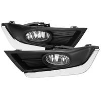 Spec'D Tuning Products - Spec-D 2017-2018 Honda CR-V H8 Fog Lights w/ Switch & Wiring Harness (Chrome Housing/Clear Lens) - Image 1