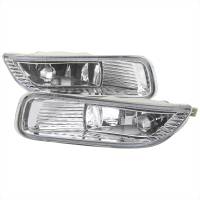 Spec'D Tuning Products - Spec-D 2003-2004 Toyota Corolla H3 Fog Lights Kit w/ Switch & Wiring Harness (Chrome Housing/Clear Lens) - Image 1