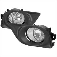 Spec'D Tuning Products - Spec-D 2012-2014 Nissan Versa H11 Fog Lights Kit w/ Switch & Wiring Harness (Chrome Housing/Clear Lens) - Image 1