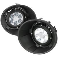 Spec'D Tuning Products - Spec-D 2010-2013 Chevrolet Camaro LED Fog Lights Kit w/ Switch & Wiring Harness (Chrome Housing/Clear Lens) - Image 1