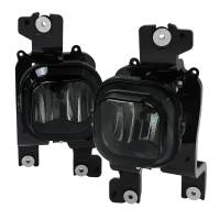 Spec'D Tuning Products - Spec-D 2008-2010 Ford F-250/F-350/F-450/F-550 Super Duty H10 Fog Lights w/ Switch & Wiring Harness (Chrome Housing/Smoke Lens) - Image 1