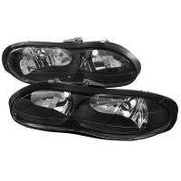 Spec'D Tuning Products - Spec-D 1998-2002 Chevrolet Camaro Factory Style Headlights (Matte Black Housing/Clear Lens) - Image 1