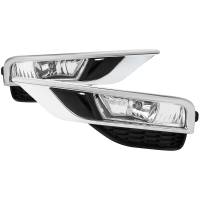 Spec'D Tuning Products - Spec-D 2015-2016 Honda CR-V H8 Fog Lights w/ Switch & Wiring Harness (Chrome Housin/Clear Lens) - Image 1
