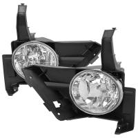 Spec'D Tuning Products - Spec-D 2005-2006 Honda CR-V 9006 Fog Lights Kit w/ Switch & Wiring Harness (Chrome Housing/Clear Lens) - Image 1