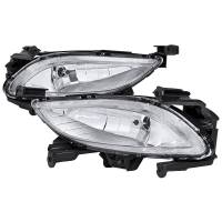 Spec'D Tuning Products - Spec-D 2011-2013 Hyundai Sonata 12V/27W 881 Fog Lights Kit (Chrome Housing/Clear Lens) - Image 1