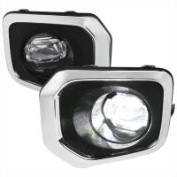 Spec'D Tuning Products - Spec-D 2016-2022 Toyota Tacoma SMD LED Projector Fog Lights Kit (Chrome Housing/Clear Lens) - Image 1