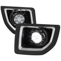 Spec'D Tuning Products - Spec-D 2015-2018 GMC Sierra 2500HD/3500HD 6-LED Fog Lights Kit (Chrome Housing/Clear Lens) - Image 1