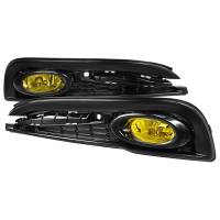 Spec'D Tuning Products - Spec-D 2013-2015 Honda Civic Sedan H11 Fog Lights Kit (Chrome Housing/Yellow Lens) - Image 1