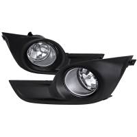 Spec'D Tuning Products - Spec-D 2013-2015 Nissan Altima Sedan H11 Fog Lights Kit (Chrome Housing/Clear Lens) - Image 1