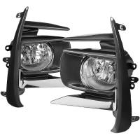 Spec'D Tuning Products - Spec-D 2018-2019 Toyota Sienna 12V/55W H11 Fog Lights Kit - HZ (Chrome Housing/Clear Lens) - Image 1