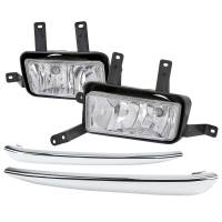 Spec'D Tuning Products - Spec-D 2015-2020 Chevrolet Tahoe/Suburban H8 Fog Lights Kit (Chrome Housing/Clear Lens) - Image 1