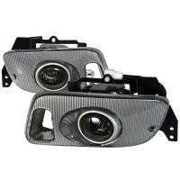 Spec'D Tuning Products - Spec-D 1992-1995 Honda Civic Coupe/Hatchback H3 Fog Lights Kit (Chrome Housing/Smoke Lens) - Image 1
