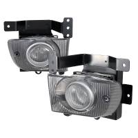 Spec'D Tuning Products - Spec-D 1992-1995 Honda Civic Sedan H3 Fog Lights Kit w/ Switch & Wiring Harness (Chrome Housing/Clear Lens) - Image 1