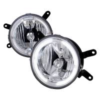 Spec'D Tuning Products - Spec-D 2005-2009 Ford Mustang GT Deluxe/Premium H10 Halo Ring Fog Lights (Chrome Housing/Clear Lens) - Image 1