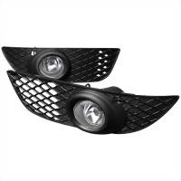 Spec'D Tuning Products - Spec-D 2008-2012 Mitsubishi Lancer H11 Fog Lights Kit (Chrome Housing/Clear Lens) - Image 1