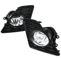 Spec'D Tuning Products - Spec-D 2013-2015 Lexus GS350 F-Sport 6500K LED Fog Lights Kit (Chrome Housing/Clear Lens) - Image 1