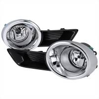Spec'D Tuning Products - Spec-D 2008-2011 Toyota Highlander H11 Fog Lights Kit (Chrome Housing/Clear Lens) - Image 1