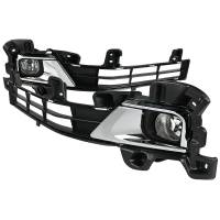 Spec'D Tuning Products - Spec-D 2016-2018 Toyota Land Cruiser H16 Fog Lights Kit (Chrome Housing/Clear Lens) - Image 1