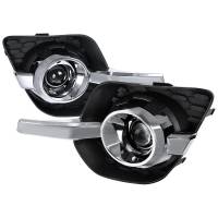 Spec'D Tuning Products - Spec-D 2010-2016 Chevrolet Equinox 12V/55W H11 Projector Fog Lights Kit (Chrome Housing/Clear Lens) - Image 1