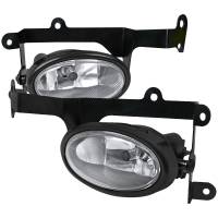 Spec'D Tuning Products - Spec-D 2006-2008 Honda Civic Coupe H11 Fog Lights Kit (Chrome Housing/Clear Lens) - Image 1