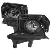 Spec'D Tuning Products - Spec-D 2014-2016 Toyota Highlander H16 Fog Lights Kit (Chrome Housing/Clear Lens) - Image 1