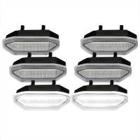 Spec'D Tuning Products - Spec-D 2015-2017 Ford Mustang Front Grille LED Driving Lights - 6PC (Chrome Housing/Clear Lens) - Image 1