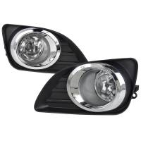Spec'D Tuning Products - Spec-D 2010-2011 Toyota Camry LE/XLE/Base H11 Fog Lights Kit (Chrome Housing/Clear Lens) - Image 1