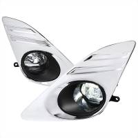 Spec'D Tuning Products - Spec-D 2012-2014 Toyota Camry SMD LED Projector Fog Lights w/ Switch, Wiring Harness, & Chrome Bezels(Chrome Housing/Clear Lens) - Image 1