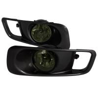 Spec'D Tuning Products - Spec-D 1999-2000 Honda Civic H3 Fog Lights Kit (Chrome Housing/Smoke Lens) - Image 1