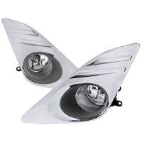 Spec'D Tuning Products - Spec-D 2012-2014 Toyota Camry H11 Fog Lights Kit (Chrome Housing/Clear Lens) - Image 1