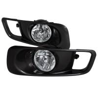 Spec'D Tuning Products - Spec-D 1999-2000 Honda Civic H3 Fog Lights Kit (Chrome Housing/Clear Lens) - Image 1