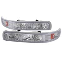 Spec'D Tuning Products - Spec-D 1999-2002 Chevrolet Silverado/ 2000-2006 Tahoe Suburban Bumper Lights (Chrome Housing/Clear Lens) - Image 1