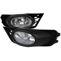 Spec'D Tuning Products - Spec-D 2009-2011 Honda Civic Sedan H11 Fog Lights Kit (Chrome Housing/Clear Lens) - Image 1