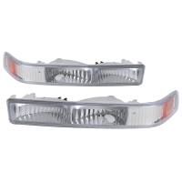 Spec'D Tuning Products - Spec-D 1998-2004 Chevrolet S10/ GMC Sonoma Bumper Lights (Chrome Housing/Clear Lens) - Image 1