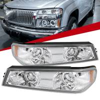 Spec'D Tuning Products - Spec-D 2004-2012 Chevrolet Colorado GMC Canyon Corner Lights (Chrome Housing/Clear Lens) - Image 1