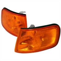 Spec'D Tuning Products - Spec-D 1994-1997 Honda Accord Corner Lights (Chrome Housing/Amber Lens) - Image 1